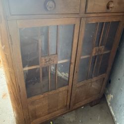 Antique Book case And Drawer 
