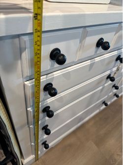 White dresser solid wood