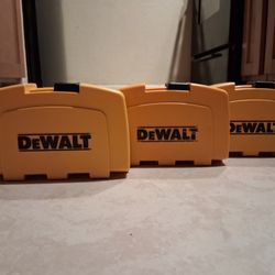 3 DeWalt Like New Drill Bit Sets