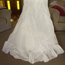 Wedding Dress Slip With Tuelling (petticoat) 16