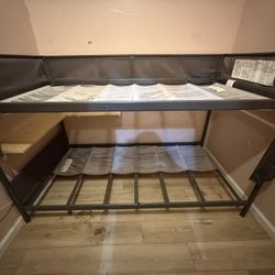 twin mattress bunk bed frame