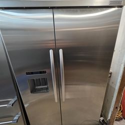 48' KITCHENAID BUILT IN STAINLESS STEEL REFRIGERATOR