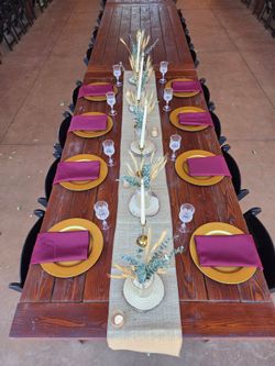 15 Burlap Table Runners