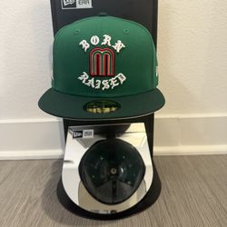 Born x Raised New Era Mexico World BaseBall ⚾️ Classic Fitted Hat Size 7 3/8