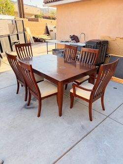 Solid Wood table for six
