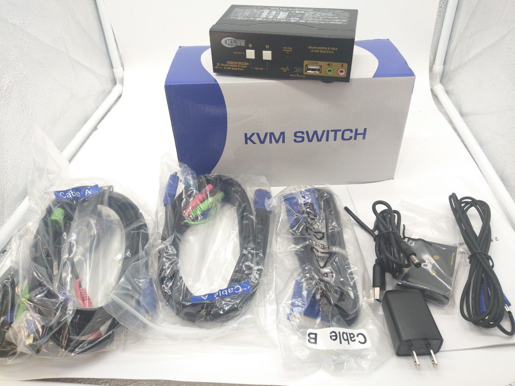 KVM switch Dual monitor