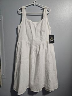 Girl's White Dress