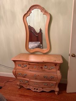 Dresser with mirror