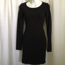 H&M Black Long Sleeve Dress (XS)