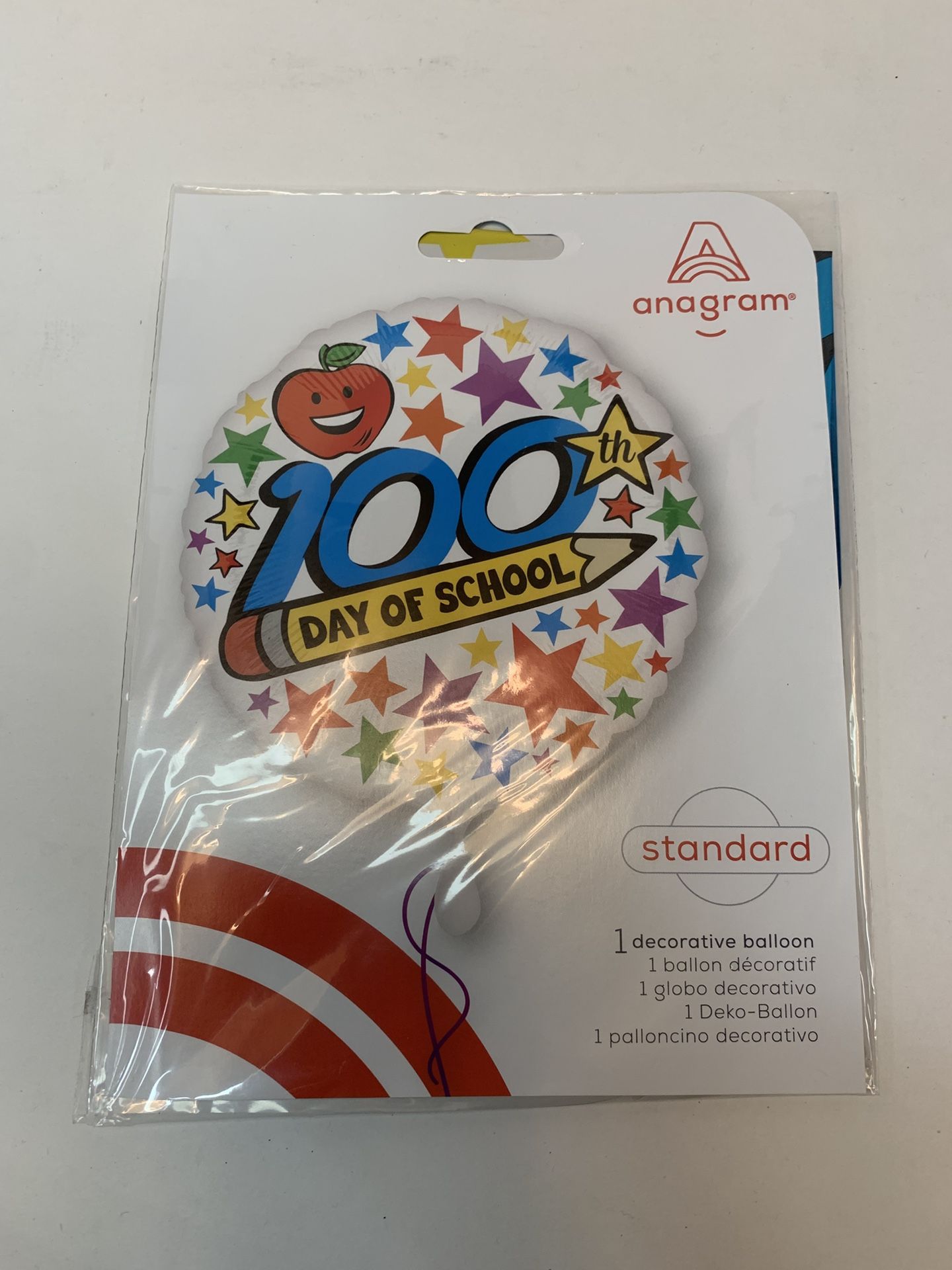 100th Day Of School Balloons x5