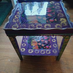 Boho End Table - $85