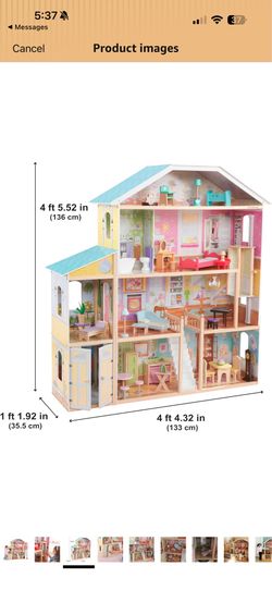 Mansion Wooden Dollhouse
