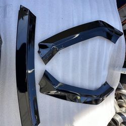 13-16 Scion FRS glossy black front bumper lip Cs Style