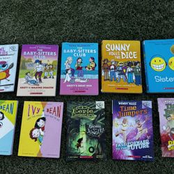 Set of 11 kids chapter and graphic novel books