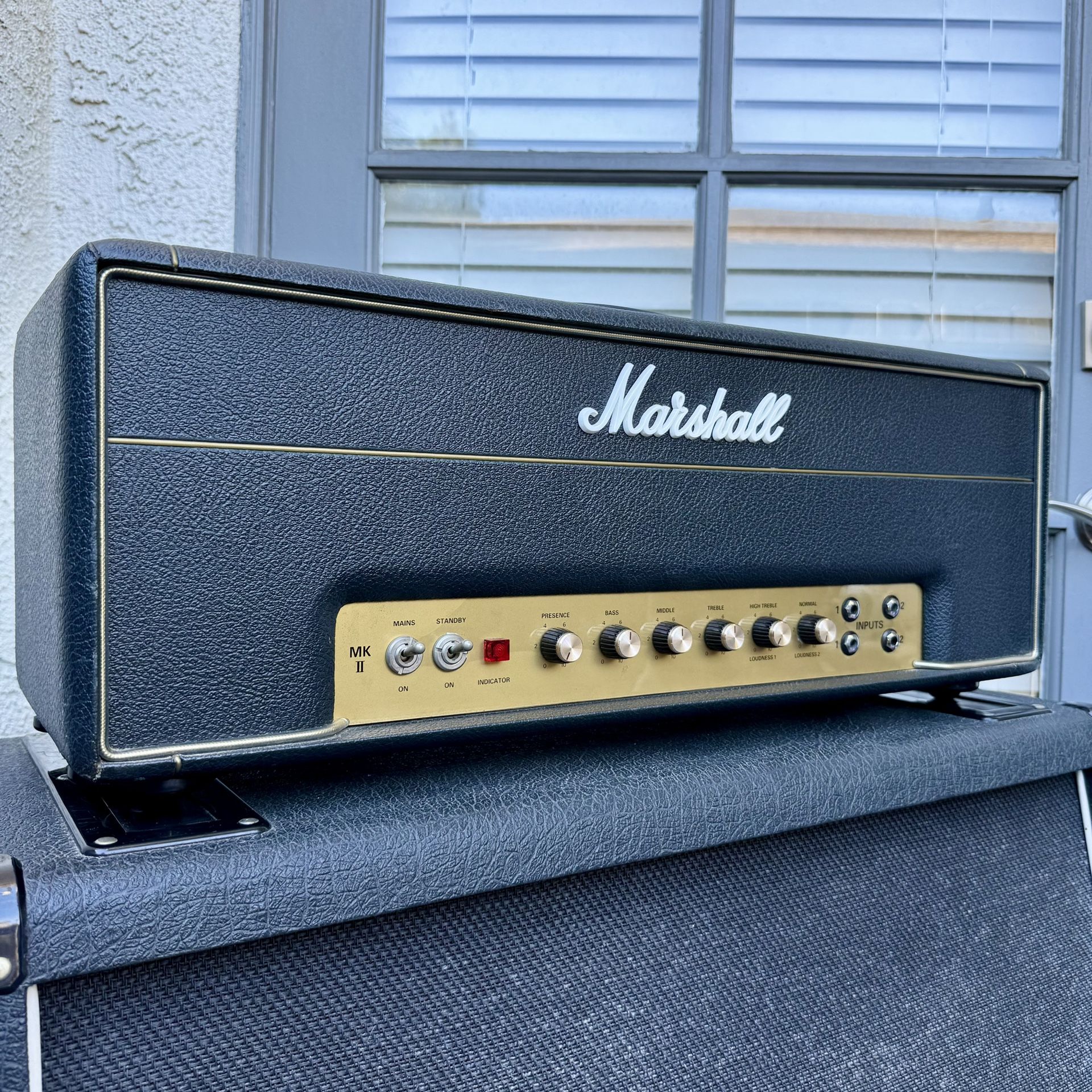 Marshall 1987X 50-watt Plexi Tube Head with David Bray Mod/Re-work III 