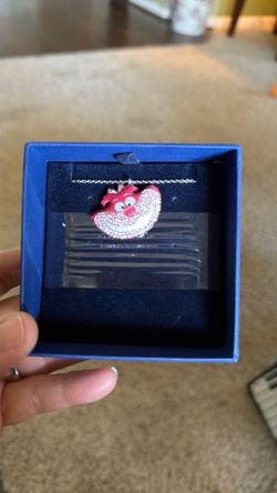 Rare, Swarovski Disney Cheshire Cat necklace