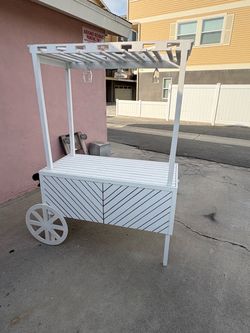 CUSTOM HANDMADE DISPLAY CART 🔥