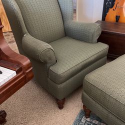 Flexsteel Chair And Ottoman
