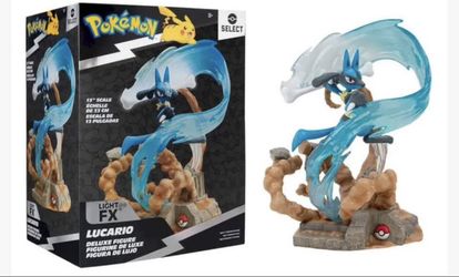 Pokemon Select Light FX Deluxe 13" Collector Figure LUCARIO