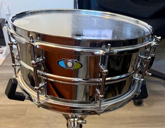 Ludwig Supralite 13x6 Chrome Steel Snare Drum
