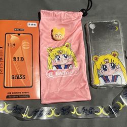 iPhone XR - Sailor Moon Silicone Case Set (New)