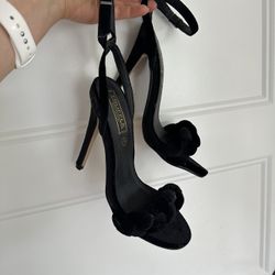 Women’s Black High Heels Stilettos Sandals 6.5 