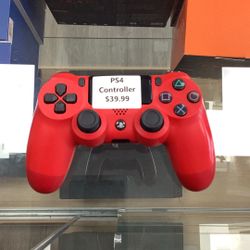 PS4 Red Controller 