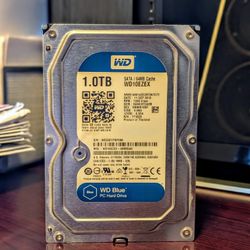 1tb Western Digital Hard Drive (Formatted)