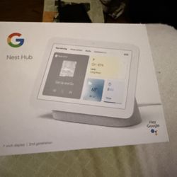 Google Nest Hub 2nd Generation 