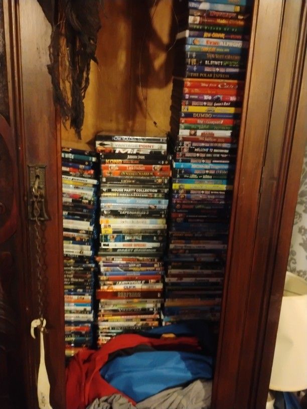 Tons Of DVD's At 1.00 Each And Blu Rays 2.00 Each