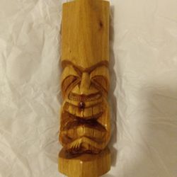 2017 KAUQI HAND CARVED WOOD HAWAIIAN TOTAM