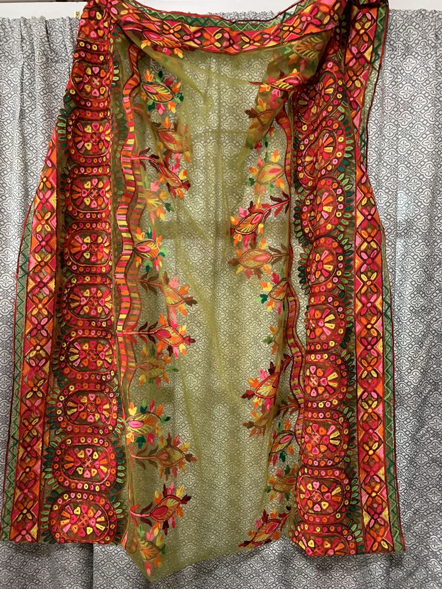 Desi Hijab, Net With Embroidery And Liners , Shawls ,chiffon Dupata Shalwar Pieces