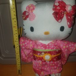 Sanrio Hello Kitty Japanese traditional kimono figure toy doll made in Japan