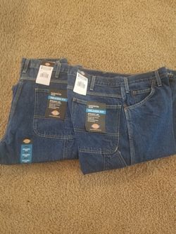 2 pair Brand New Dickie work cargo pants size 36×32
