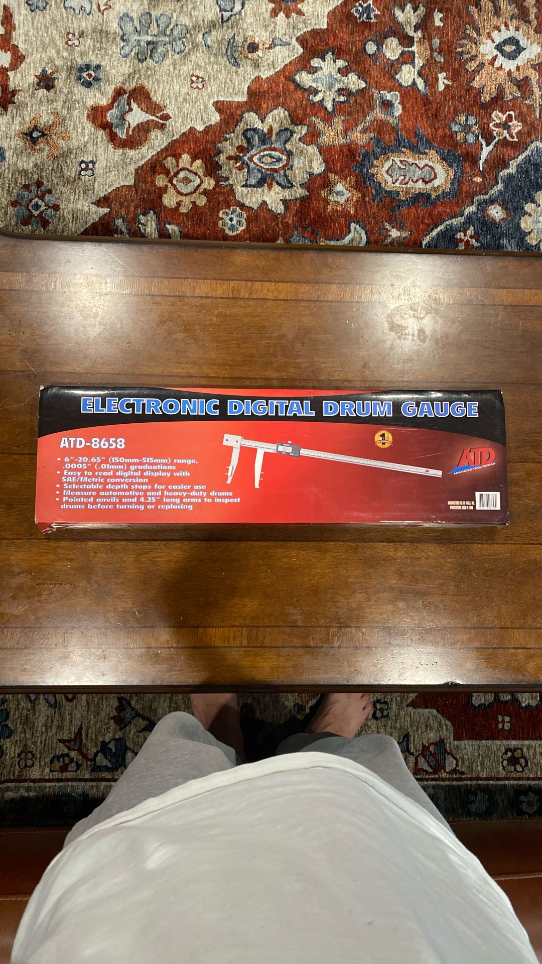 Electronic Digital Drum Gauge ATD-8658