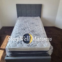 Twin Size Bed Frame With Mattress Included 