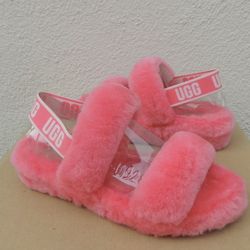 Ugg Pink Slippers / Slides Womens 7