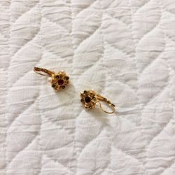 Vintage Avon "Mogul" Maltese Cross Brooch Pin Faux Pearl Rhinestones Gold Tone