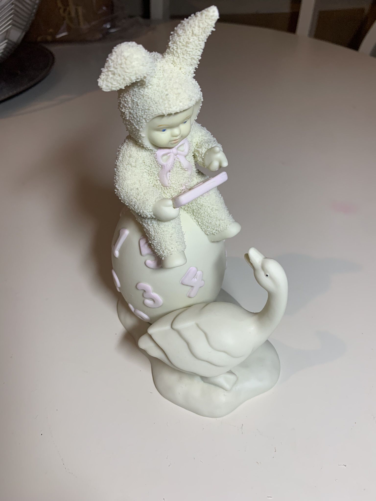 Snow Bunnies Figurine