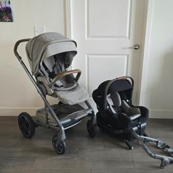 Nuna Mixx Next Baby Stroller Set With Car Seat 
