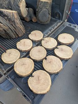 Mesquite Wood Rounds 10"
