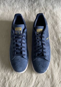 Adidas Originals Men’s Stan Smith Tennis Sneaker - Collegiate Navy/Gold, Sz 11