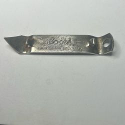 Vintage Coors America’s Fine Line Mirror Bottle And Can’t Opener