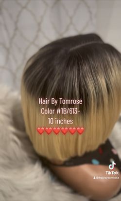 Human Hair T-shaped Lace Wig