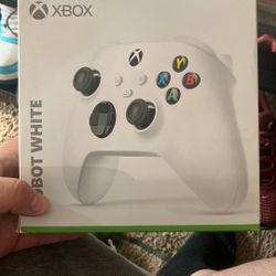 Robot White Xbox Remote And Ghost Cypher Remote 