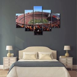 5 Piece Canvas Wall Art Empower Field at Mile High Paintings
