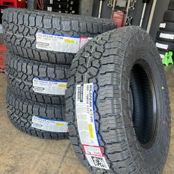 265/70/16 FALKEN WILPDEAK AT4W ( 4 new tires ) installed & balanced