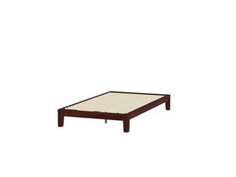 Nectar Bamboo Platform Bed Frame - Twin XL - Walnut👇CROSSROADS 👇