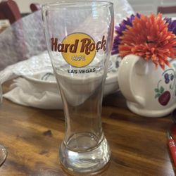 Hard Rock Cafe - Pilsner or Hurricane Glasses - $10 EACH