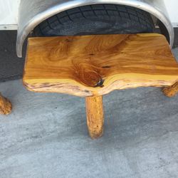 2 End Tables And Entryway Table Solid Wood